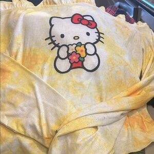 Hello Kitty Yellow Tee with Red and Black Details